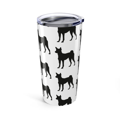 Basenji Silhouette Tumbler