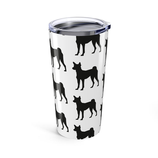 Basenji Silhouette Tumbler