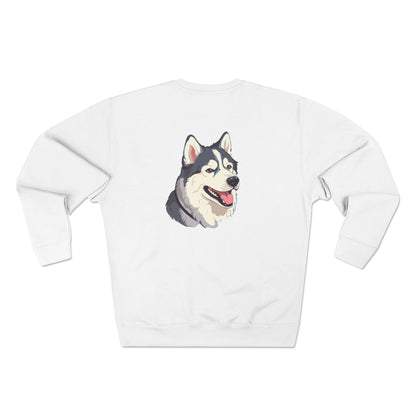 Malamute Head Unisex Crewneck Sweatshirt