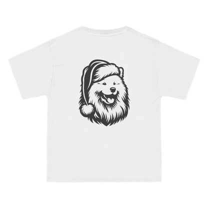 Santa Paws Samoyed Men's Short-Sleeve Crewneck Tee