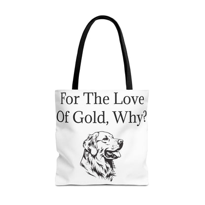 For The Love Of Gold Tote Bag