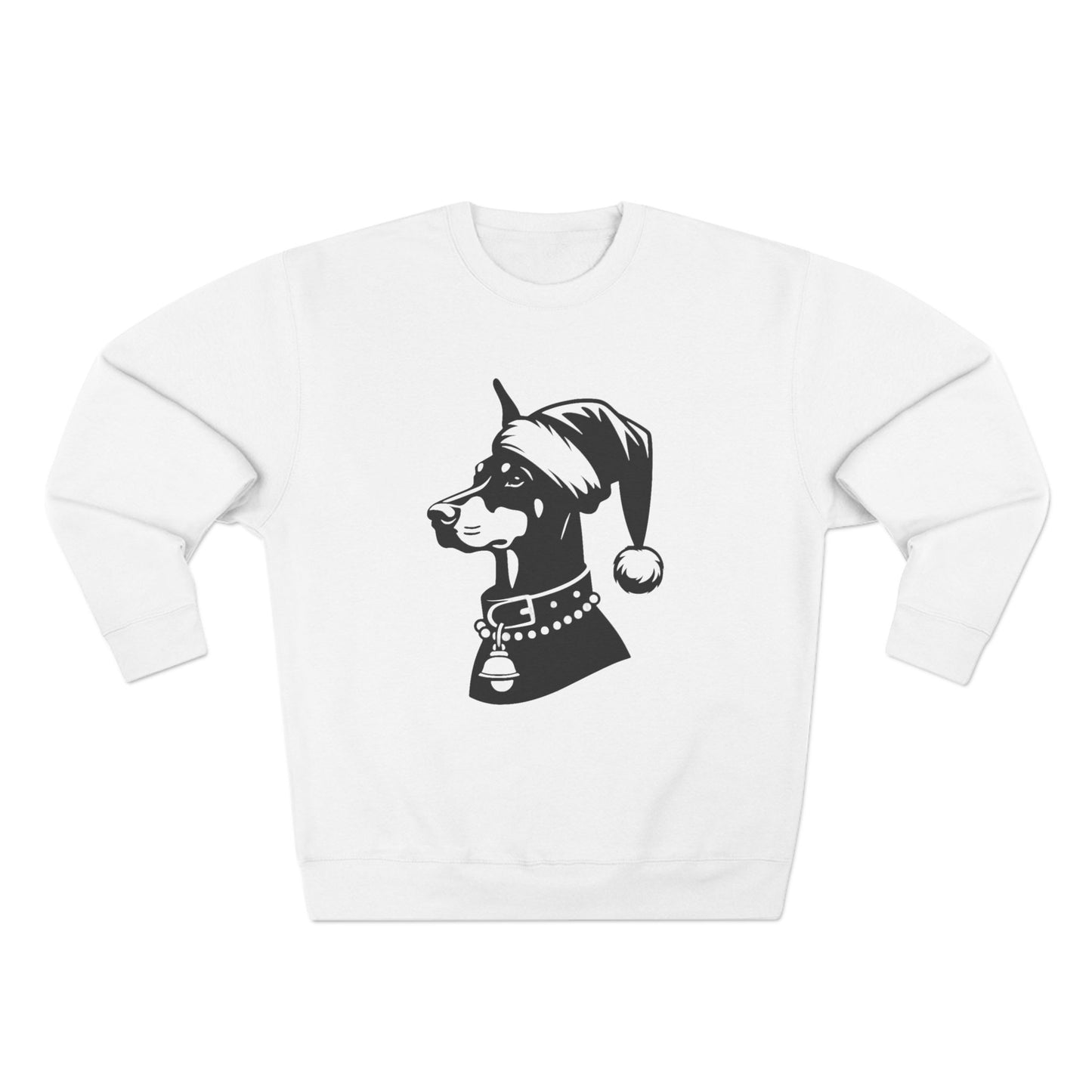 Santa Paws Doberman Unisex Crewneck Sweatshirt
