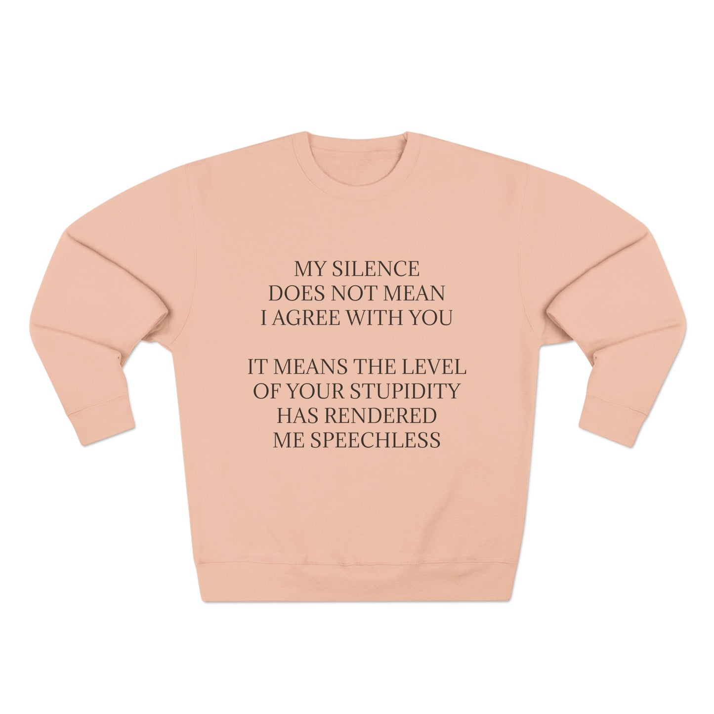 Speechless Unisex Crewneck Sweatshirt