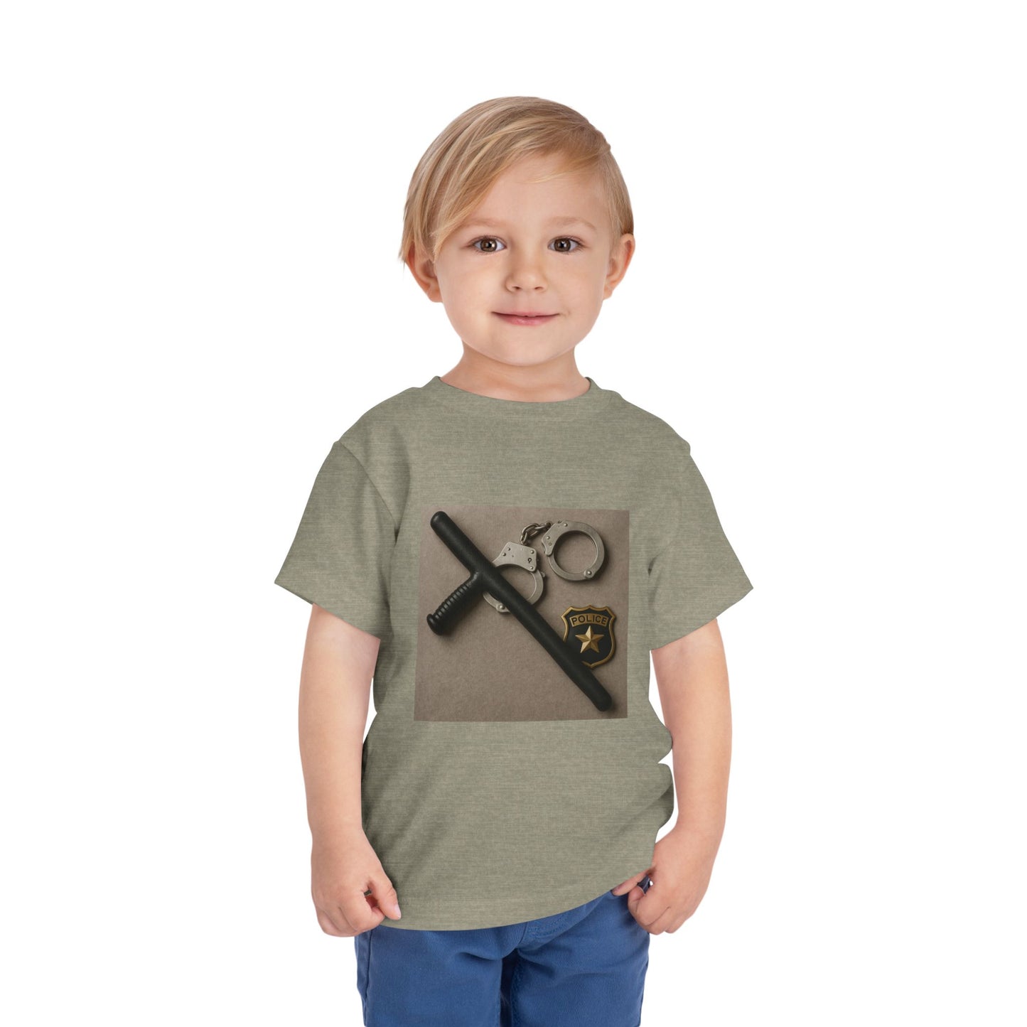 Law Enforcement Appreciation Toddler Unisex Short Sleeve Crewneck Tee