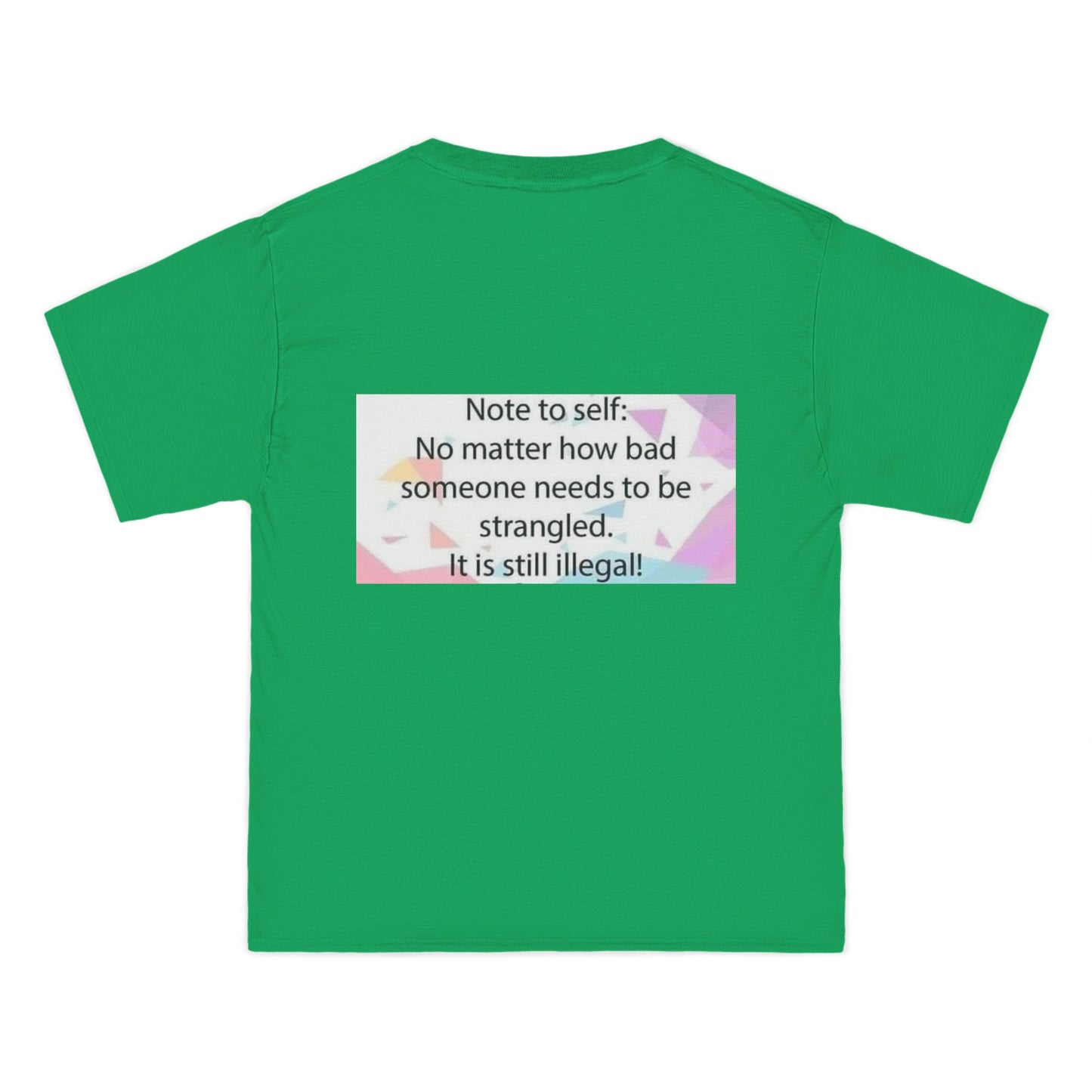 Note To Self Men's Short-Sleeve Crewneck Tee