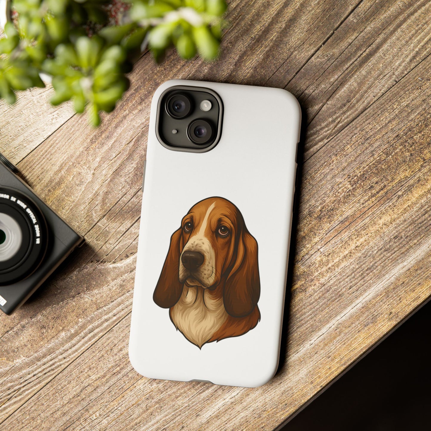 Basset Hound Head iPhone Case