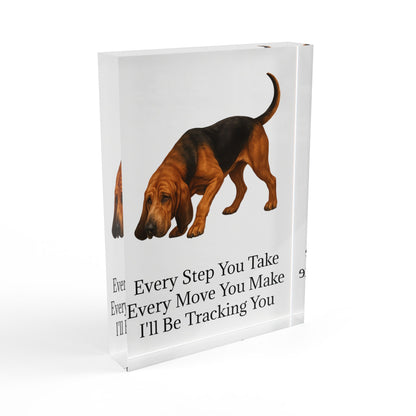 Tracking You Acrylic Photo Block