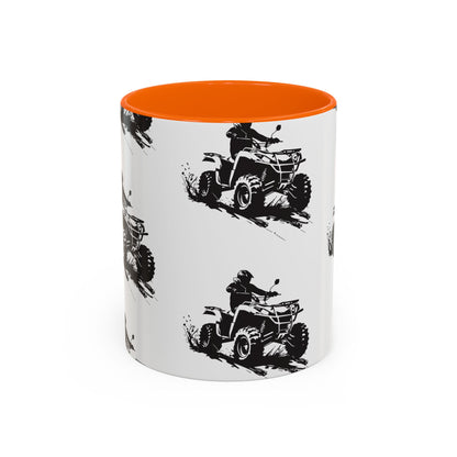 Slingin' Mud Quad 2-Tone Coffee Mug