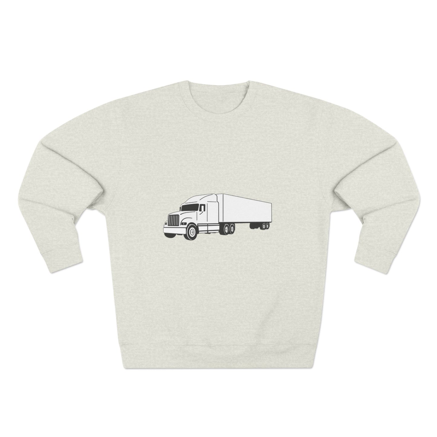 Semi Truck Unisex Crewneck Sweatshirt