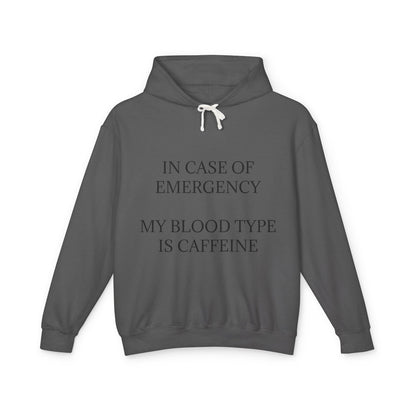 Blood Type Unisex Lightweight Hoodie
