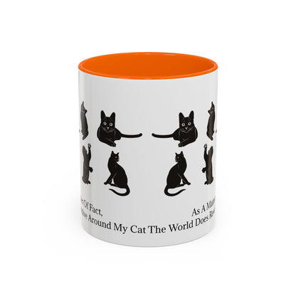 Matter Of Fact Cat 2-Tone Coffee Mug