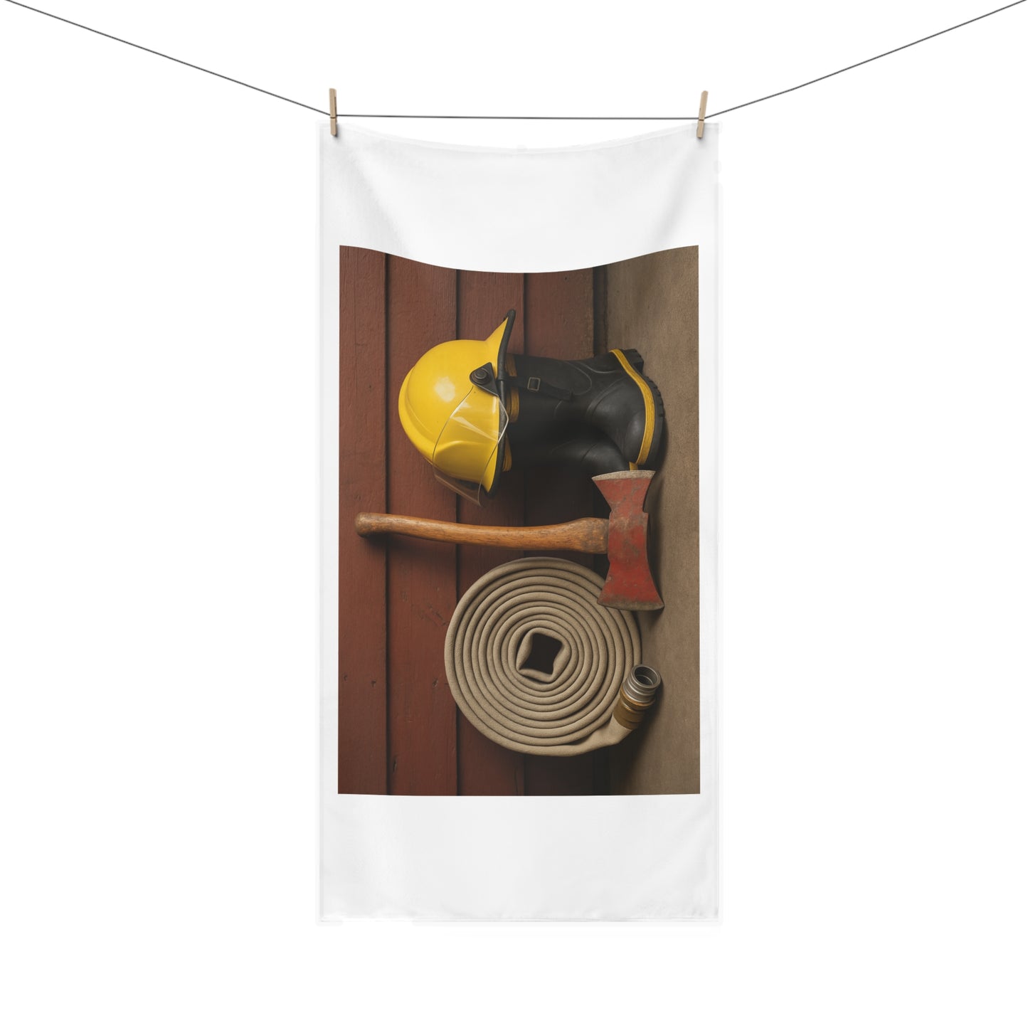 Fire/Rescue Appreciation Mink-Cotton  Beach Towel