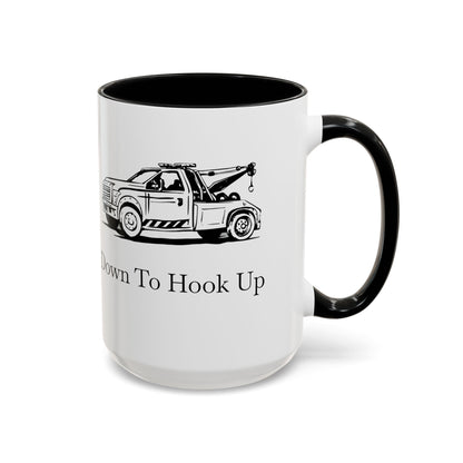 Down To Hook Up 2-Tone Coffee Mug