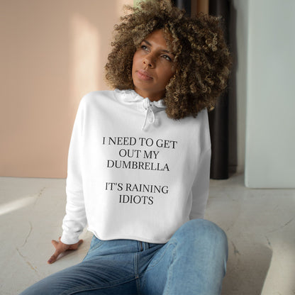 Dumbrella Women's Crop Hoodie
