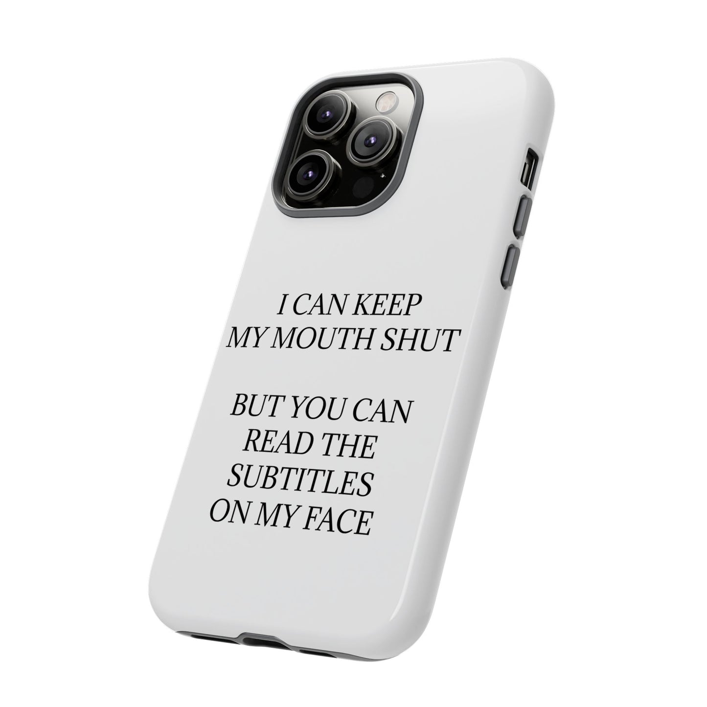 Subtitles iPhone Case