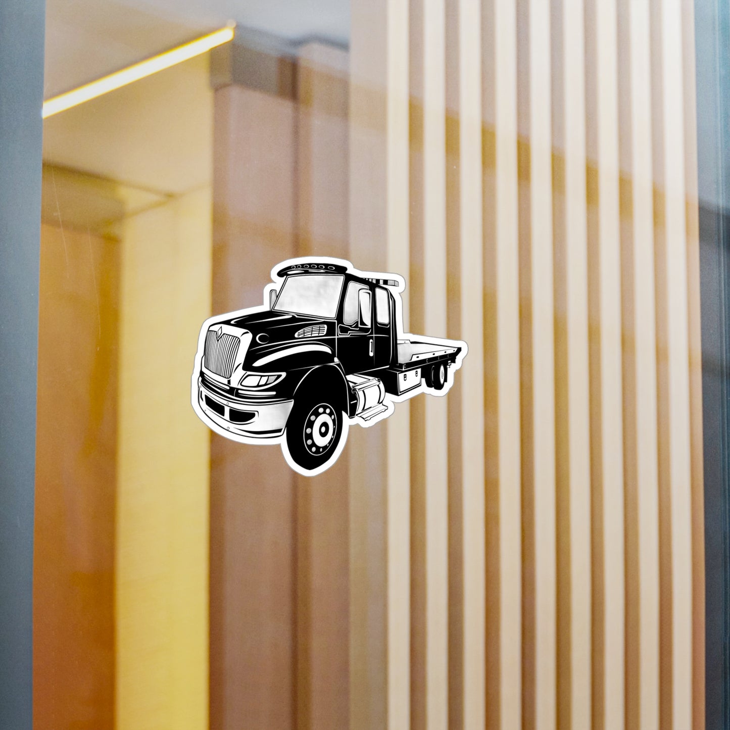 Flatbed Tow Truck Vinyl Decal
