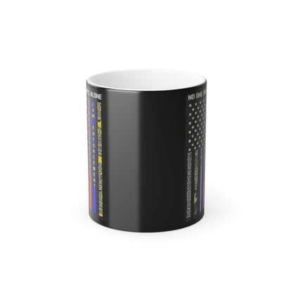 No One Fights Alone Color Changing Mug