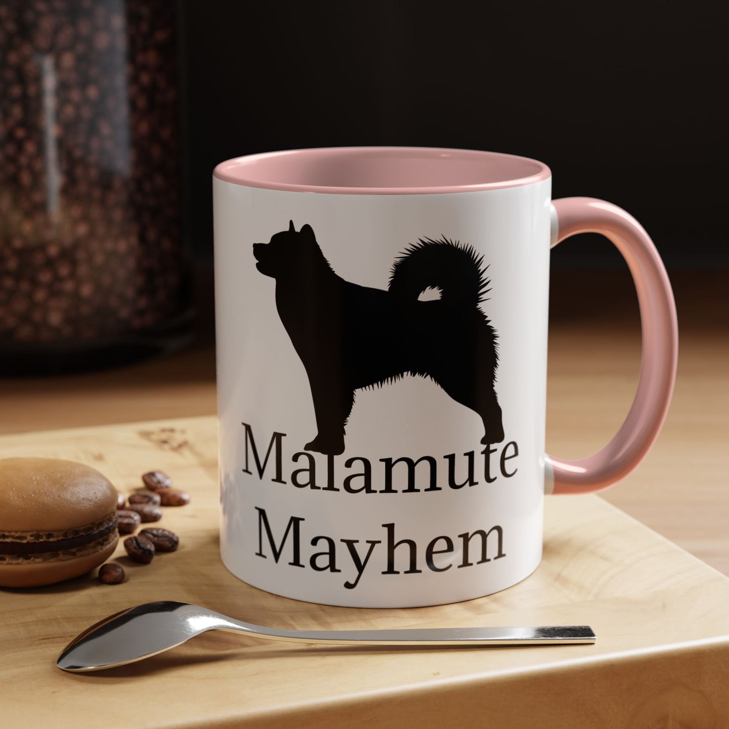 Malamute Mayhem 2-Tone Coffee Mug