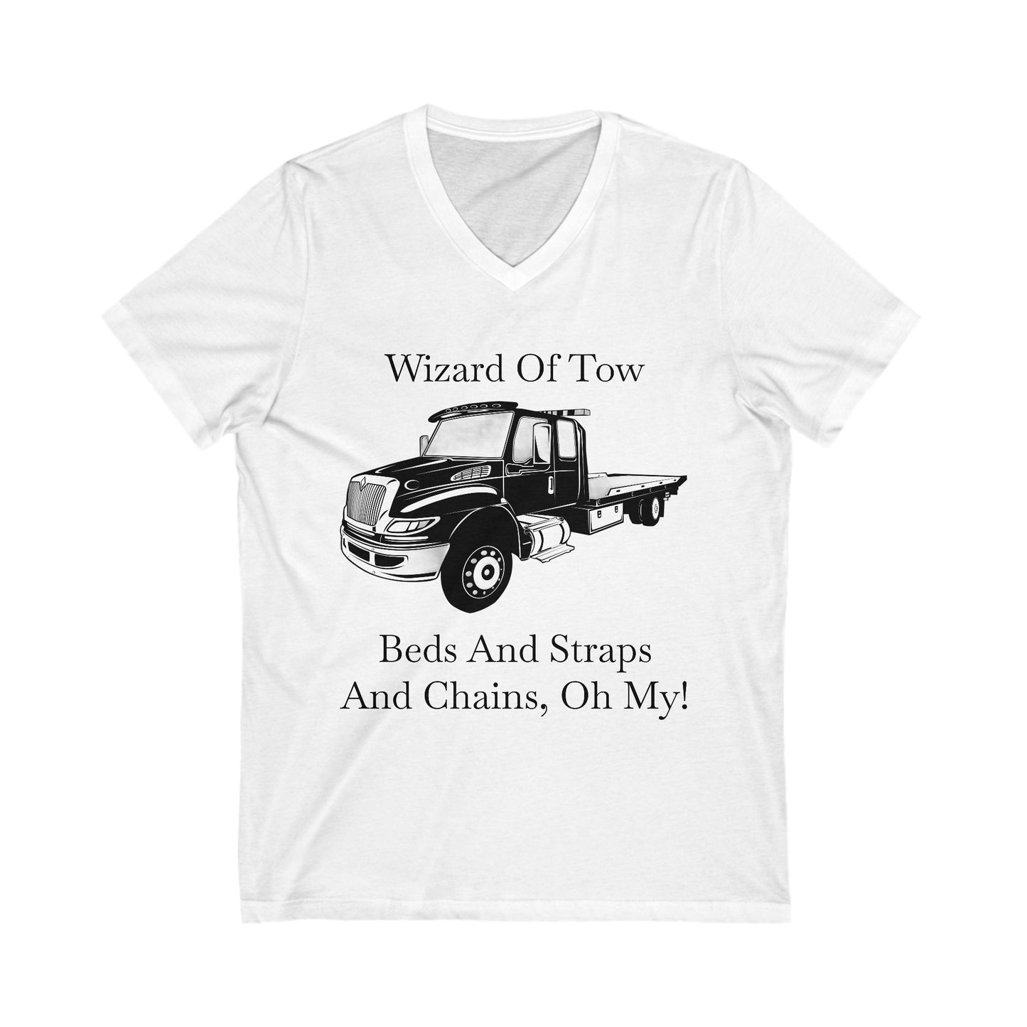 Wizard Of Tow Unisex Short Sleeve V-Neck Tee