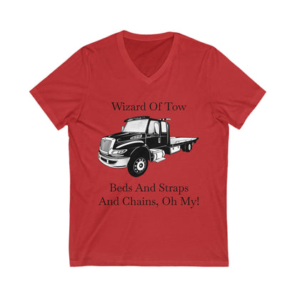 Wizard Of Tow Unisex Short Sleeve V-Neck Tee