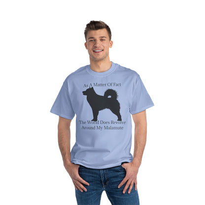 Matter Of Fact Malamute Men's Short-Sleeve Crewneck Tee