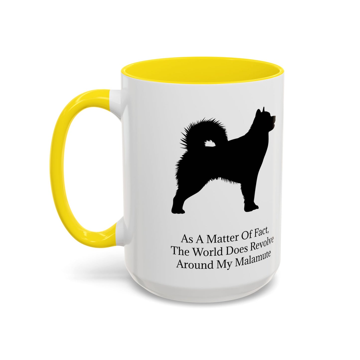 Matter Of Fact Malamute 2-Tone Coffee Mug