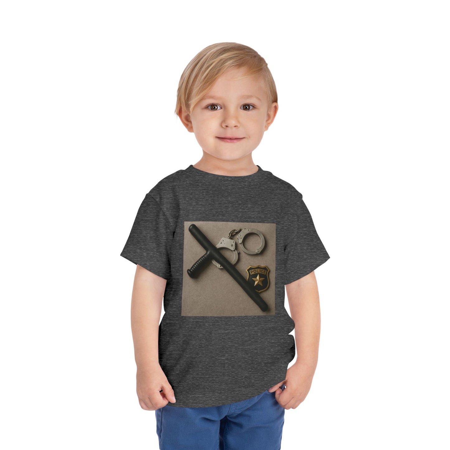 Law Enforcement Appreciation Toddler Unisex Short Sleeve Crewneck Tee