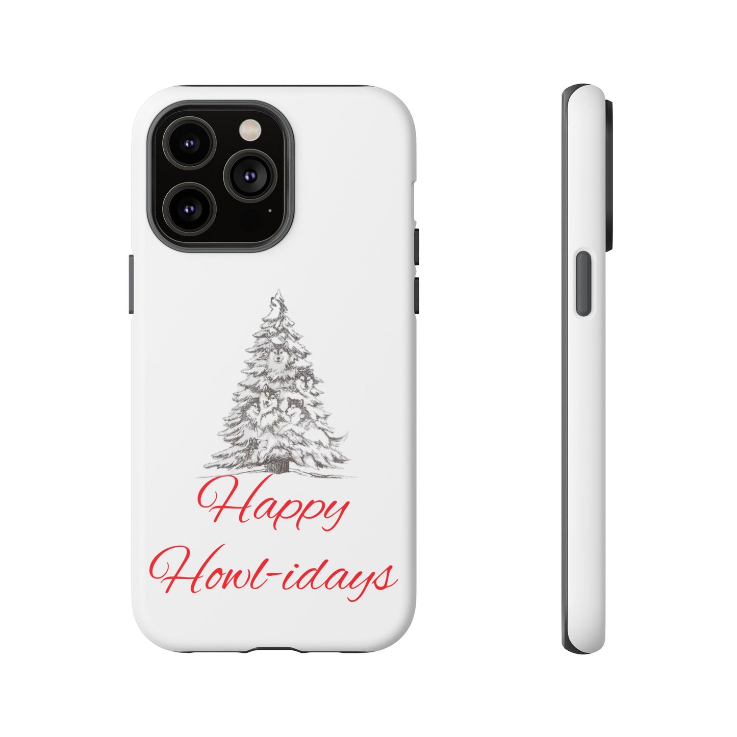 Happy Howl-idays iPhone Case