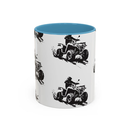 Slingin' Mud Quad 2-Tone Coffee Mug