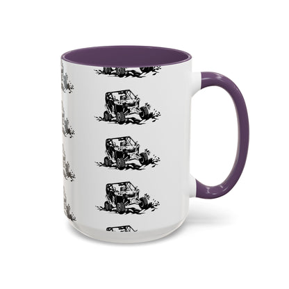 Slingin' Mud Side By Side 2-Tone Coffee Mug