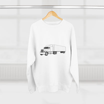 Semi Truck Unisex Crewneck Sweatshirt