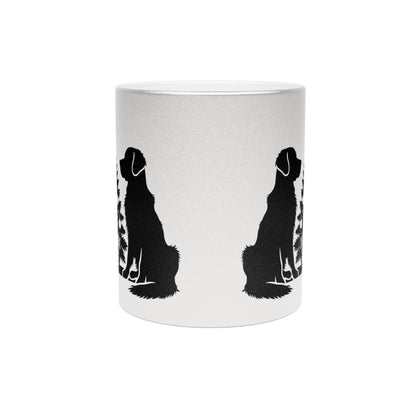 Golden Christmas Tree Metallic Coffee Mug