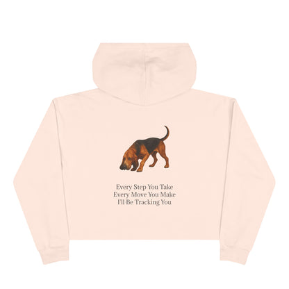 Tracking You Women's Crop Hoodie