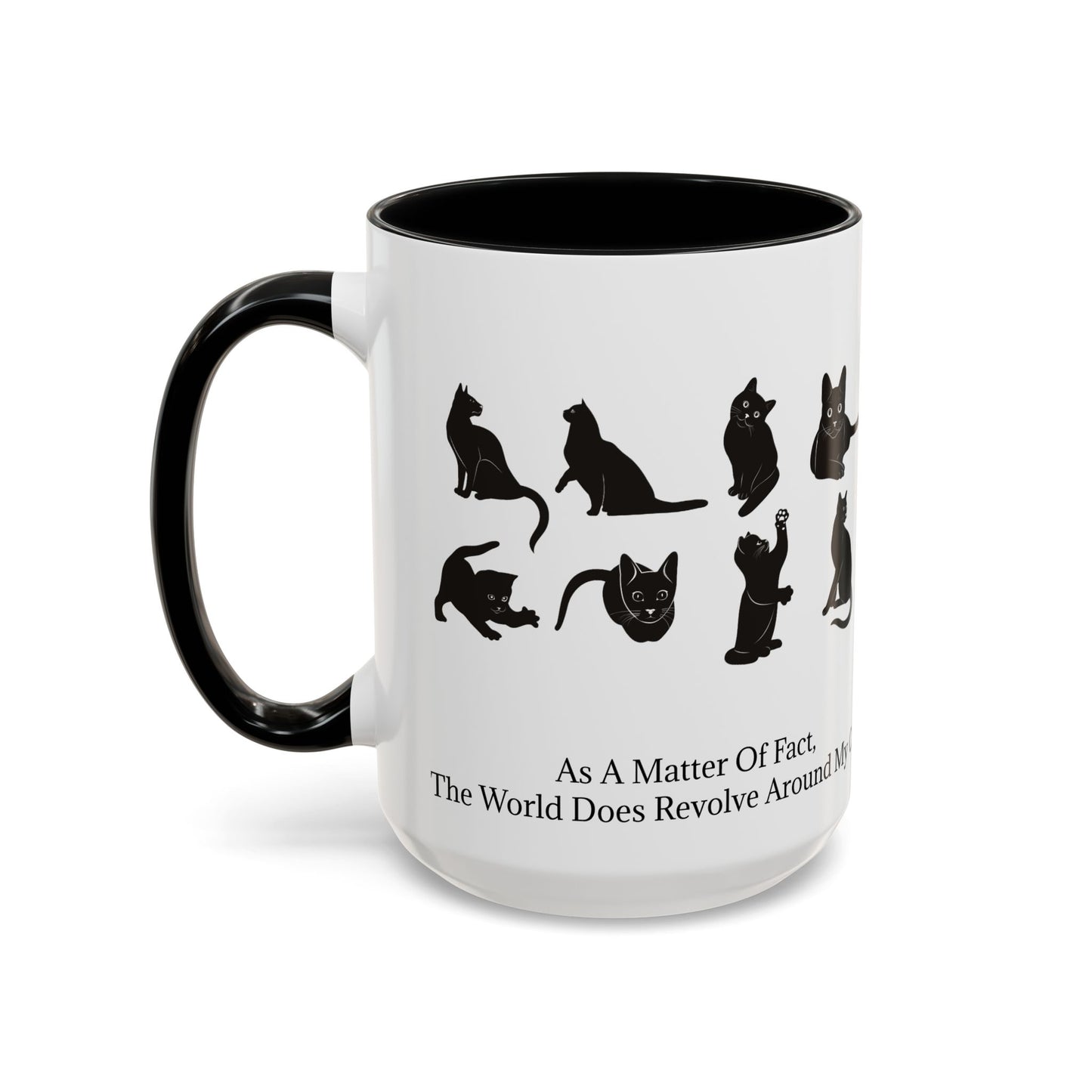 Matter Of Fact Cat 2-Tone Coffee Mug