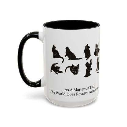 Matter Of Fact Cat 2-Tone Coffee Mug