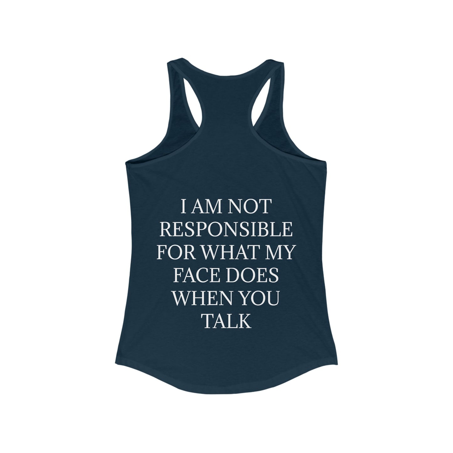 When You Talk Women's Racerback Tank