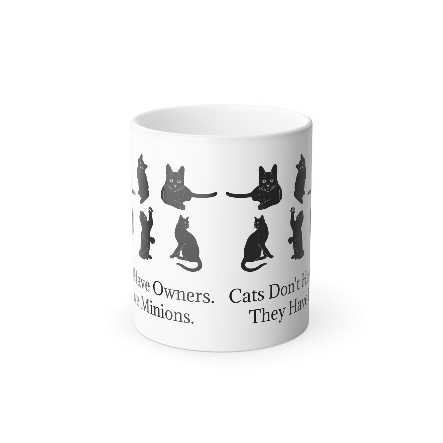 Cat Minions Color Changing Mug