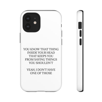 No Filter iPhone Case