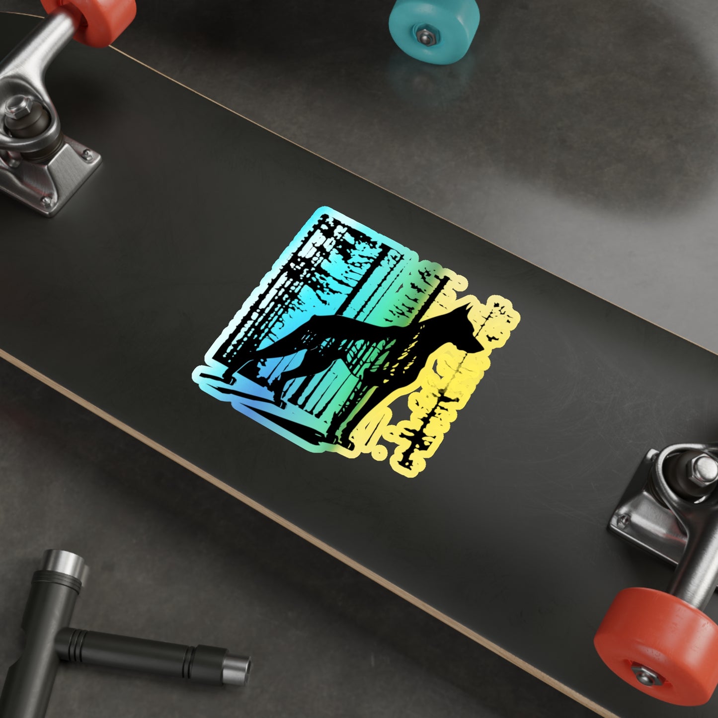 Guardian Of The Forest Holographic Sticker