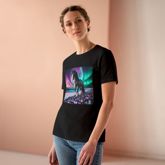 Midnight Magic Women's Short Sleeve Crewneck Tee