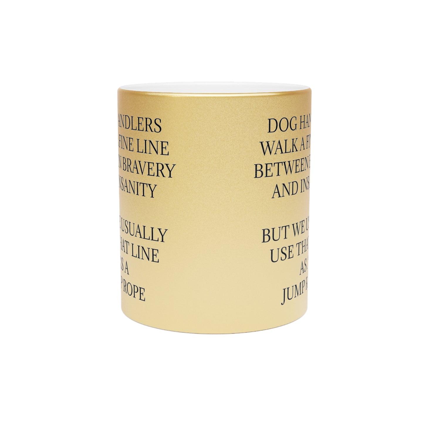 Jump Rope Metallic Coffee Mug