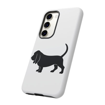 Basset Hound Silhouette Samsung Case