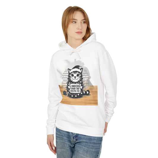 Naughty Cat Unisex Lightweight Hoodie
