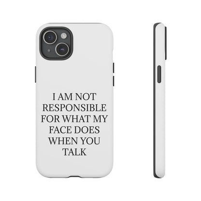 When You Talk iPhone Case