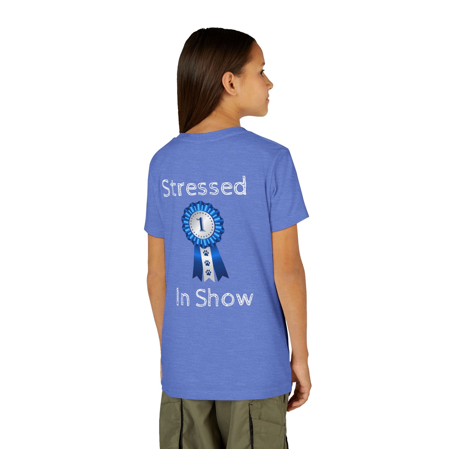 Stressed In Show Youth Unisex Short Sleeve Crewneck Tee