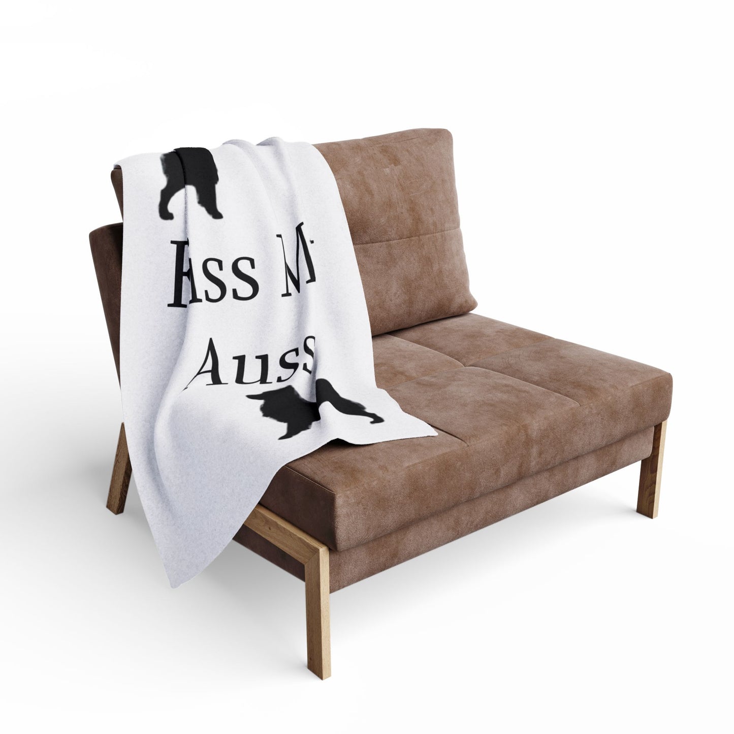 Kiss My Auss Arctic Fleece Blanket