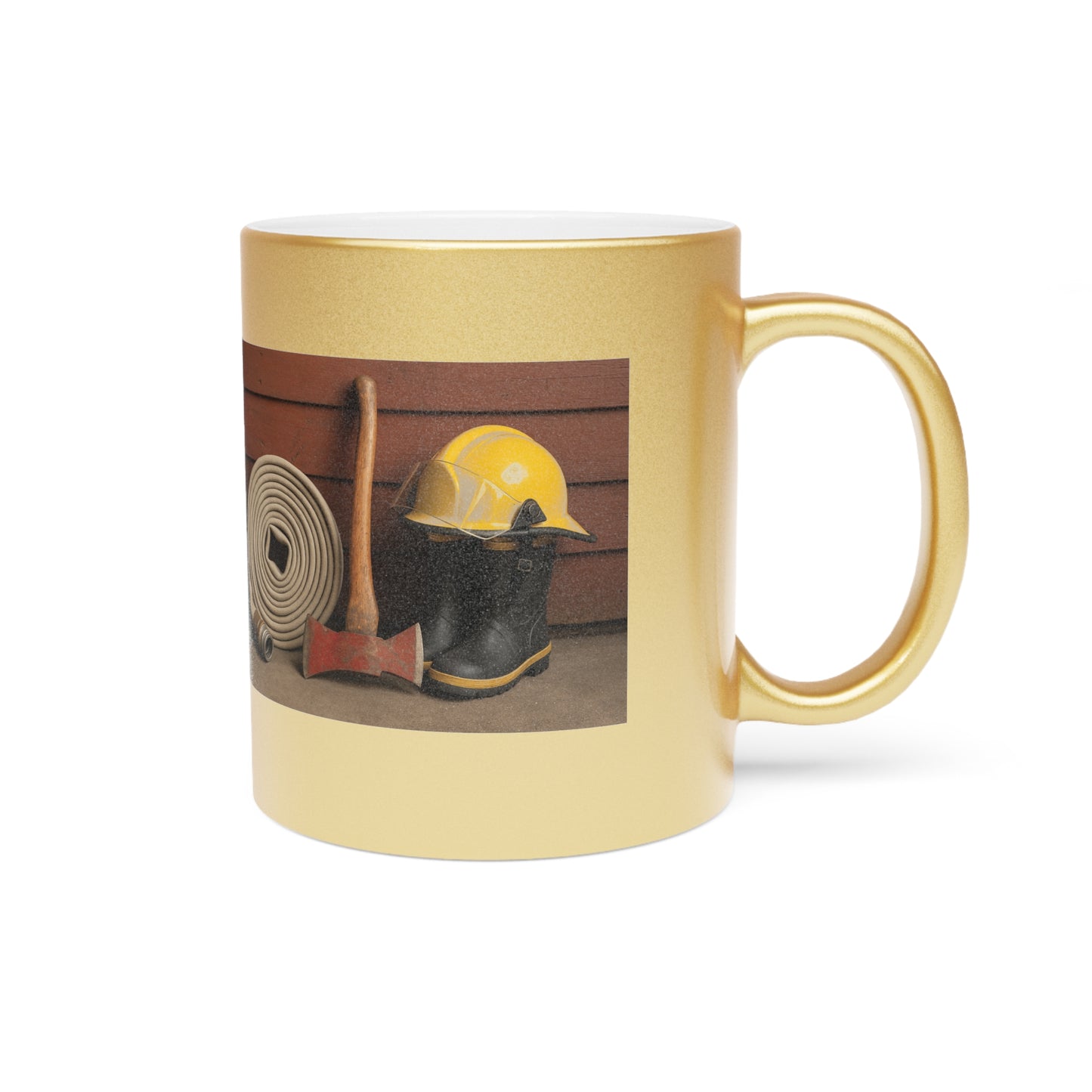 Fire/Rescue Appreciation Metallic Coffee Mug