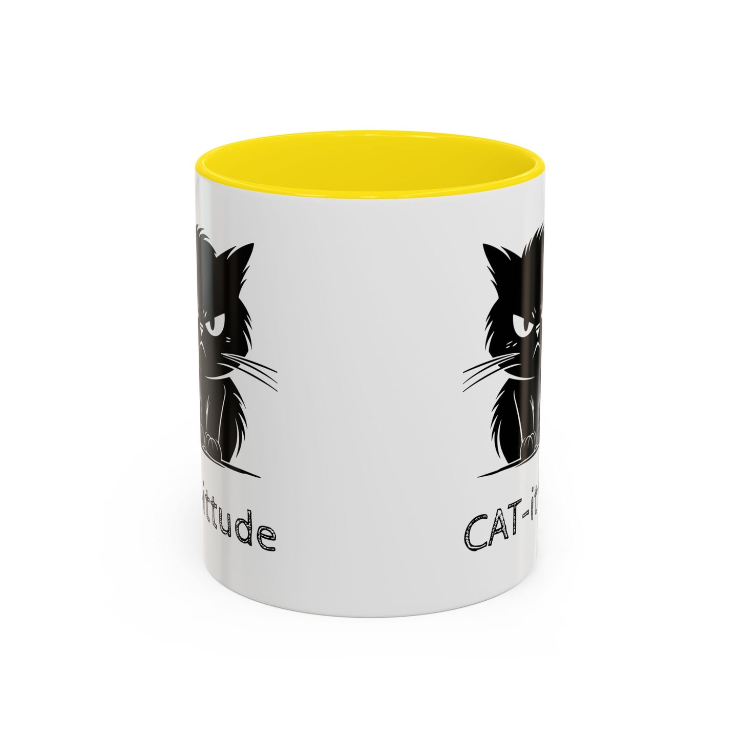 CAT-ittude 2-Tone Coffee Mug