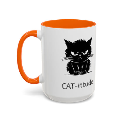 CAT-ittude 2-Tone Coffee Mug