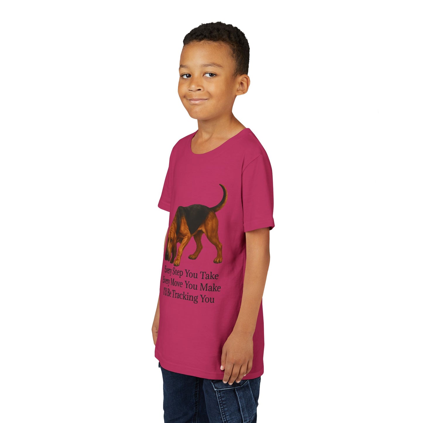Tracking You Youth Unisex Short Sleeve Crewneck Tee